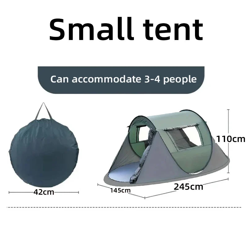 5–8 Person Automatic Pop-Up Waterproof Camping Tent