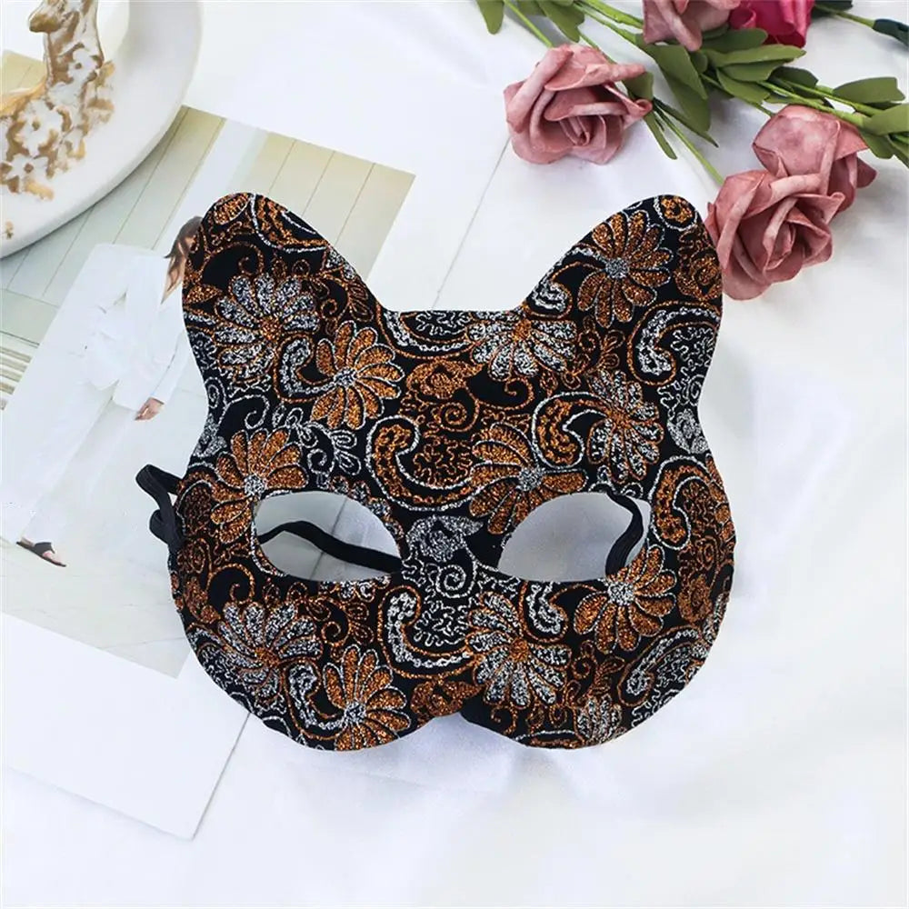Women’s Lace Cat and Fox Masquerade Mask