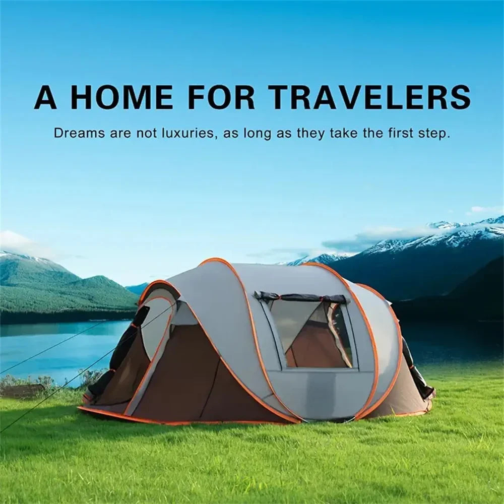 5–8 Person Automatic Pop-Up Waterproof Camping Tent