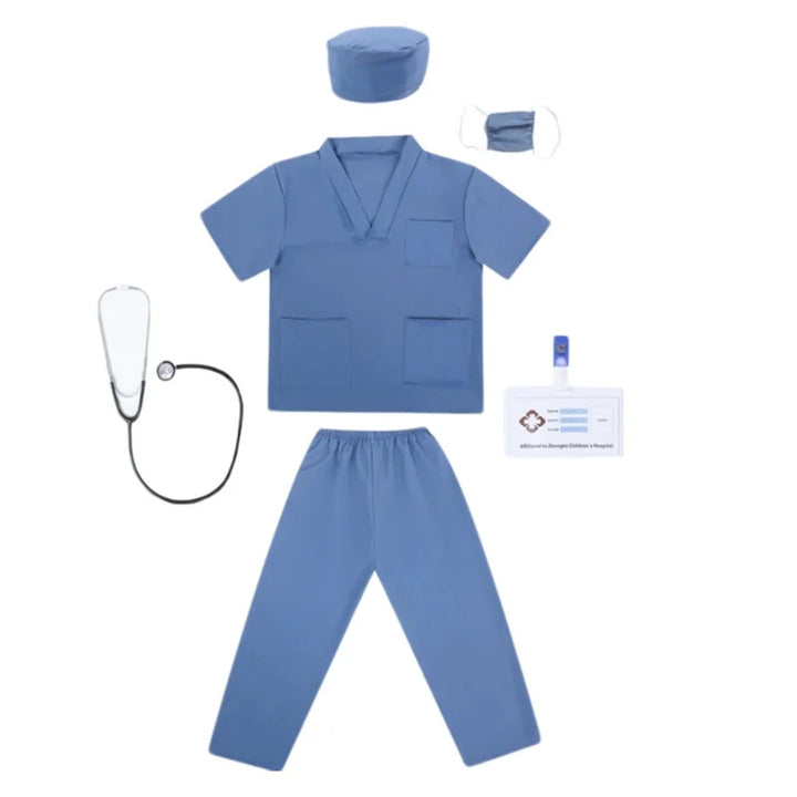 Kids’ Doctor & Nurse Costume – Medical Role-Play Outfit