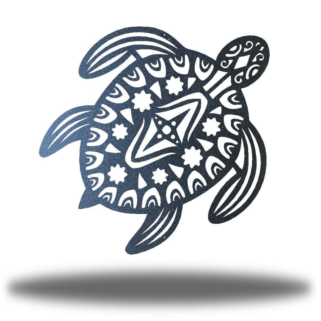 Sea Turtle Metal Wall Art for Indoor and Outdoor Décor