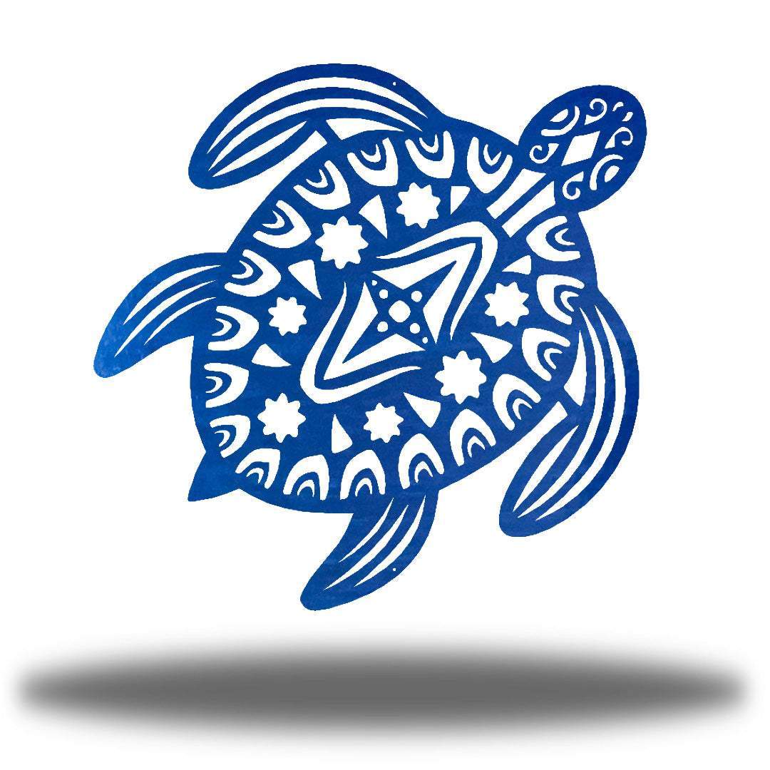 Sea Turtle Metal Wall Art for Indoor and Outdoor Décor