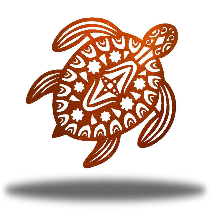 Sea Turtle Metal Wall Art for Indoor and Outdoor Décor