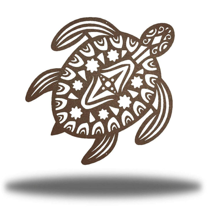Sea Turtle Metal Wall Art for Indoor and Outdoor Décor
