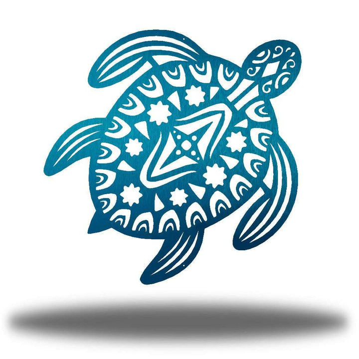 Sea Turtle Metal Wall Art for Indoor and Outdoor Décor