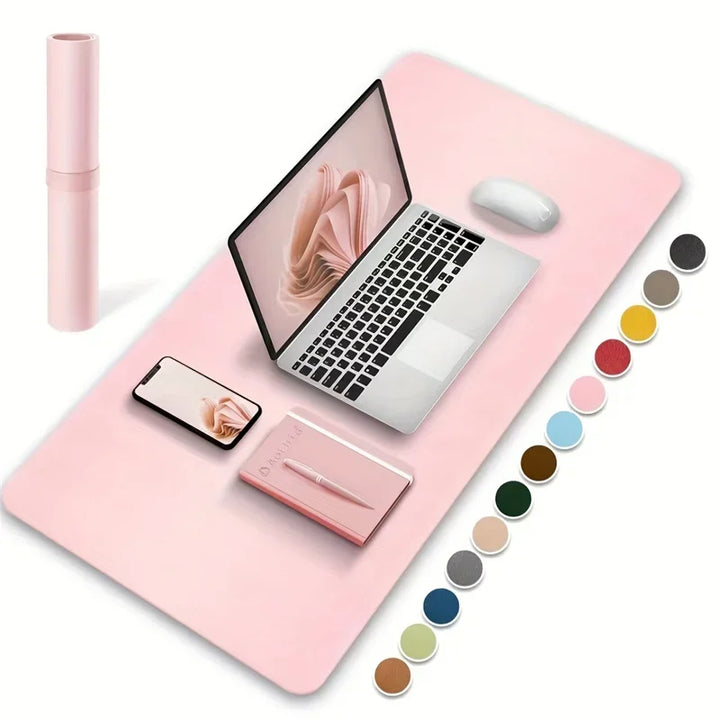 Large Waterproof PU Leather Desk Mat – 23.6 × 11.8 in