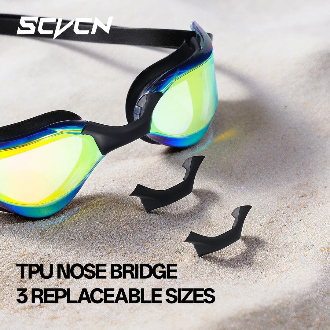 SCVCN Adult Anti-Fog UV400 Frameless Swimming Goggles