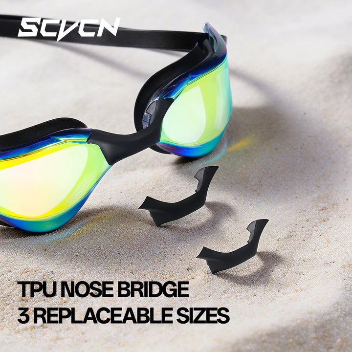 SCVCN Adult Anti-Fog UV400 Frameless Swimming Goggles