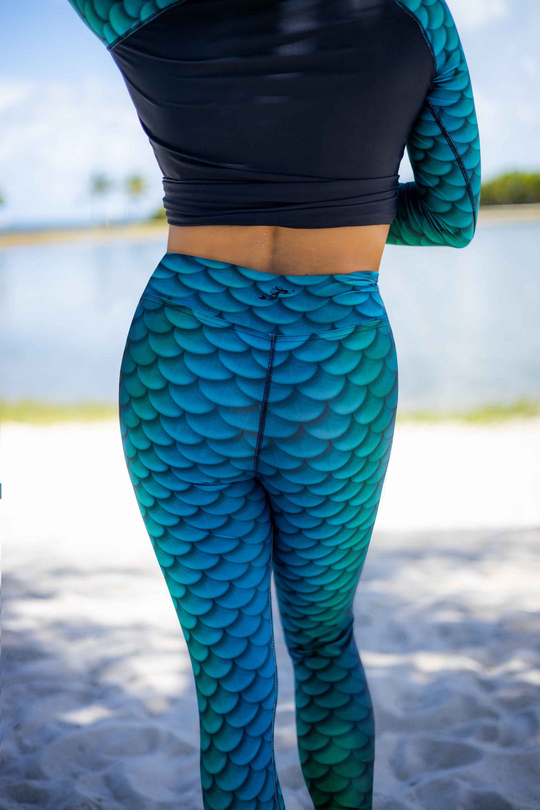 Siren Yoga & Swim Leggings | UPF 50+ Mermaid Activewear