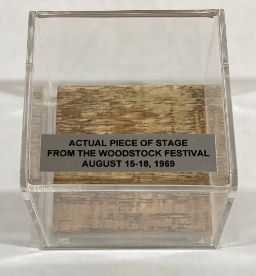 Peace of Stage Cube – Authentic 1969 Woodstock Stage Collectible
