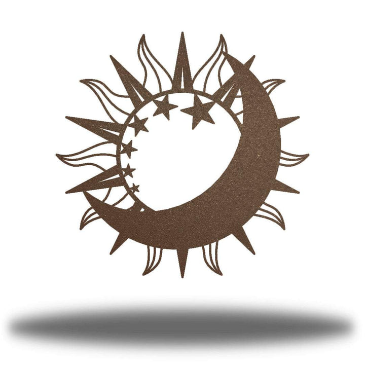 Sun and Moon Metal Wall Art – Indoor Outdoor Décor