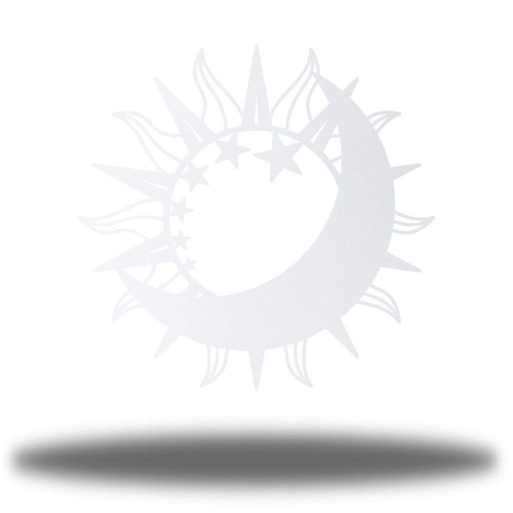 Sun and Moon Metal Wall Art – Indoor Outdoor Décor