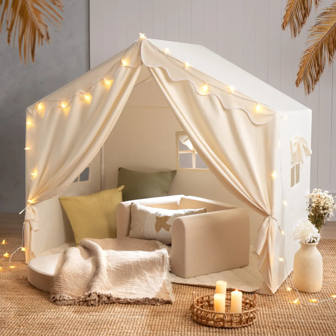 Tiny Land® Kids Play Tent with Star Lights – Large & Cozy