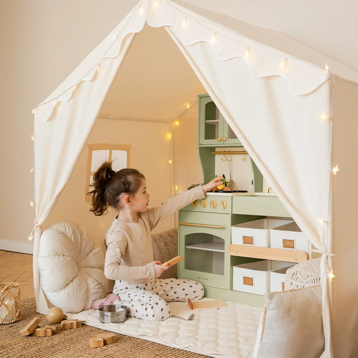 Tiny Land® Kids Play Tent with Star Lights – Large & Cozy