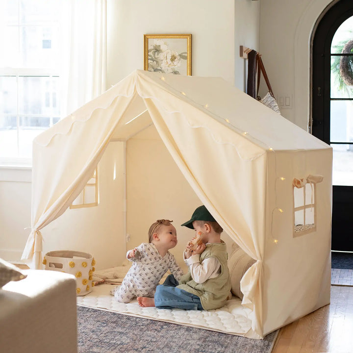 Tiny Land® Kids Play Tent with Star Lights – Large & Cozy