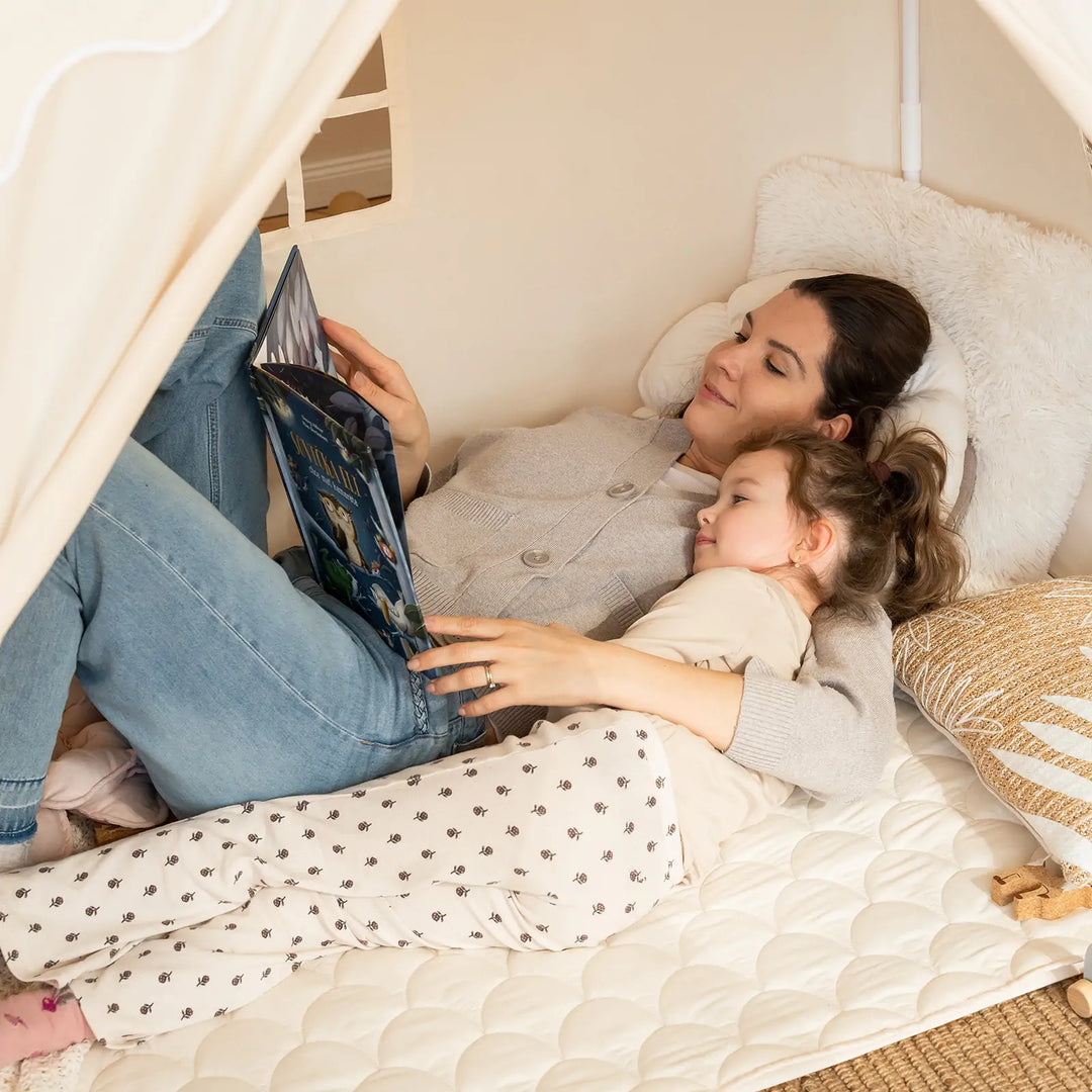 Tiny Land® Kids Play Tent with Star Lights – Large & Cozy