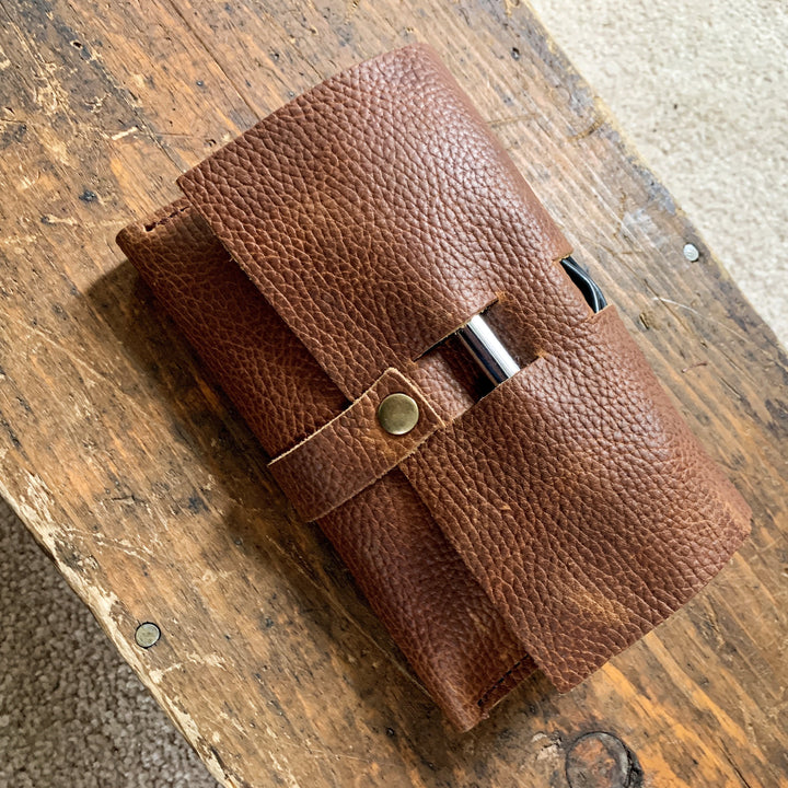 Leather Tech Organizer | Premium Cable & Charger Travel Case