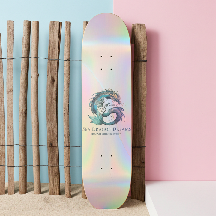 Sea Dragon Dreams Pearl Skateboard – Ocean Fantasy Deck