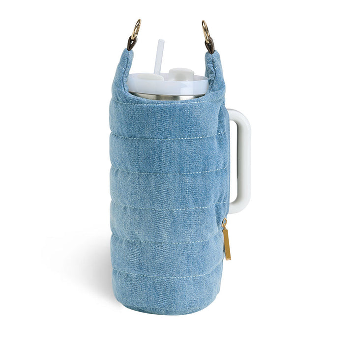 HydroBag® Handle – Light Denim Water Bottle Carrier Strap