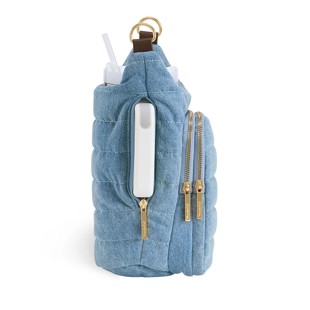 HydroBag® Handle – Light Denim Water Bottle Carrier Strap
