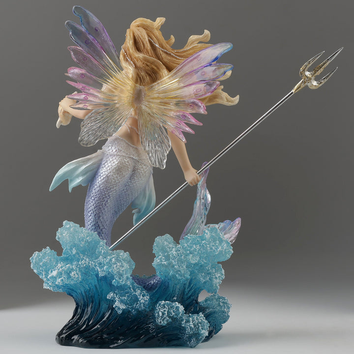 Queen Mermaid Fairy Holding Trident Figurine