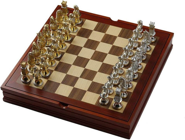 Medieval Crusades Chess Set with Board