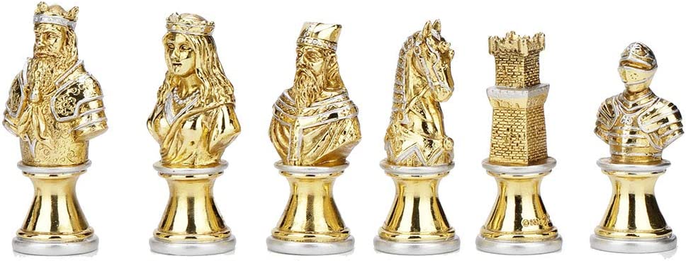 Medieval Crusades Chess Set with Board