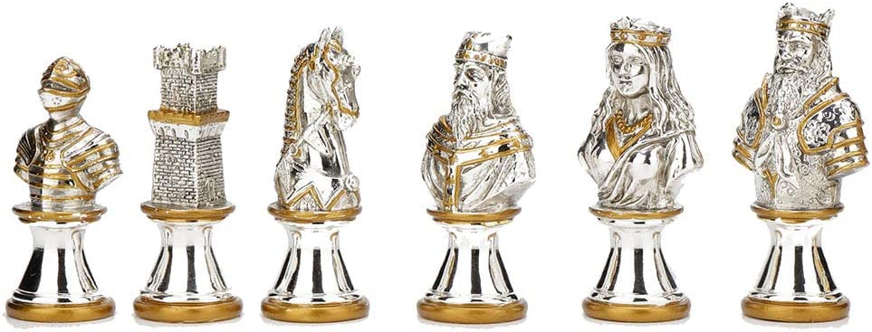 Medieval Crusades Chess Set with Board