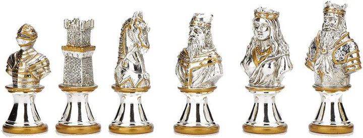 Medieval Crusades Chess Set with Board