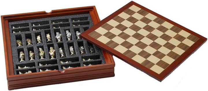 Medieval Crusades Chess Set with Board