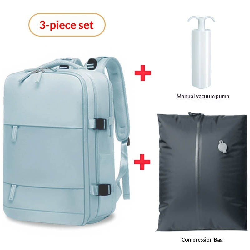 Vacuum-Compression Waterproof Travel Backpack