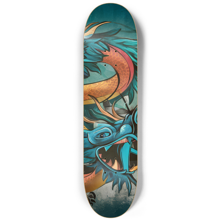 2 Skateboard Series Art - Draconic Canvas