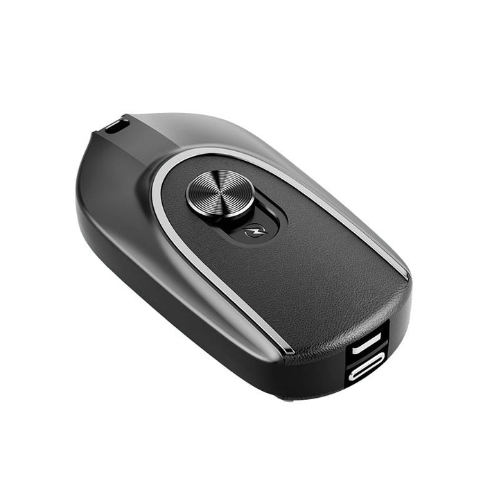 2-in-1 Mini Keychain Power Bank – 1200mAh Portable Charger