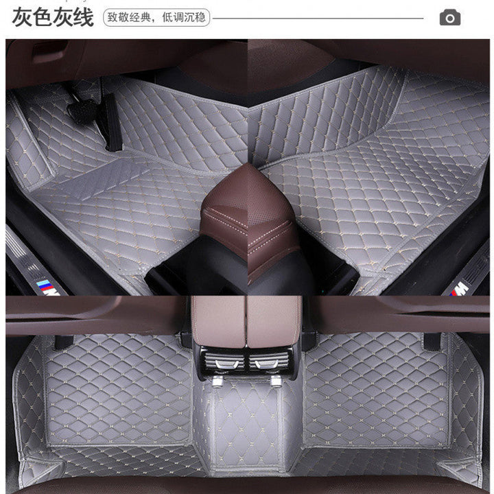 Odorless TPE Car Floor Mats for 5-Seat Vehicles