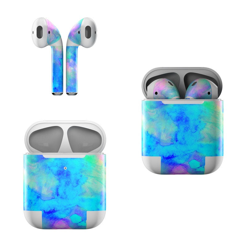 Ice Blue Apple AirPods Skin | Electrify Vinyl Protective Skin