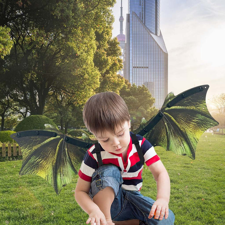 Light-Up Dinosaur Butterfly Wings – Battery-Powered Costume Accessory