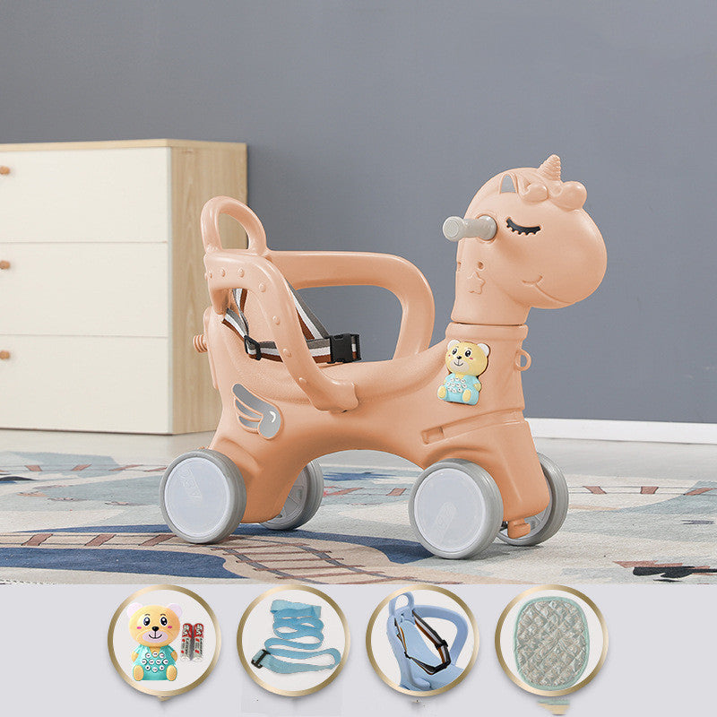 Baby Rocking Ride-On Cart Toy