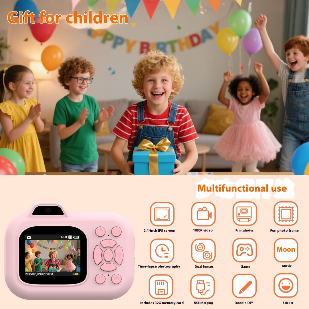 Children’s Digital Camera with Video, Games and Photo Stickers