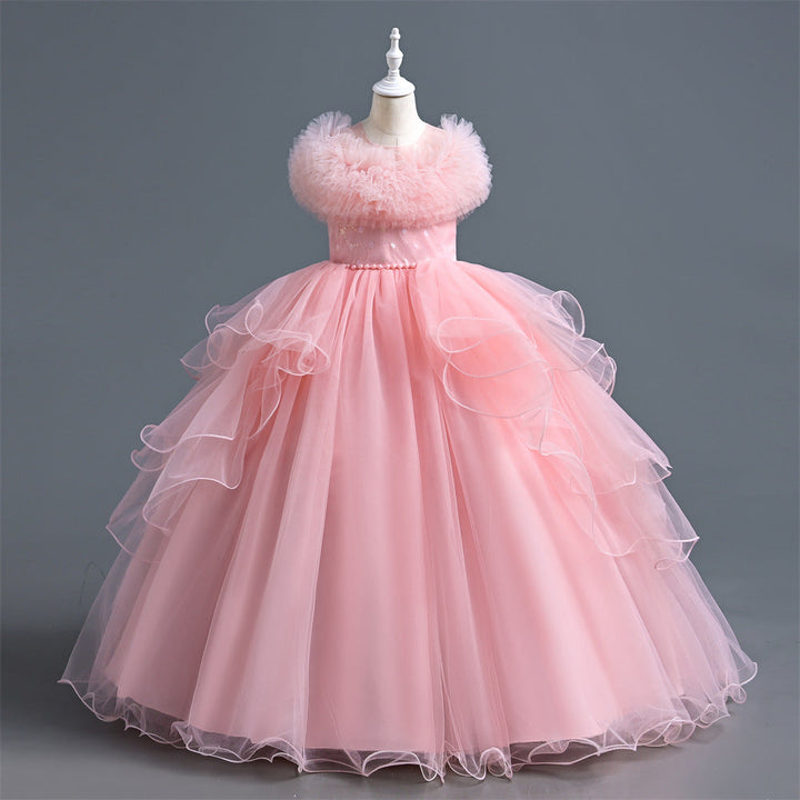 Girls’ Elegant Princess Party Dress – Formal Special-Occasion Gown