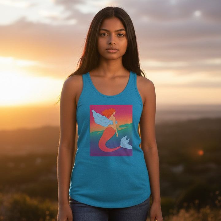 Unisex Jersey Tank - Angel Mermaid