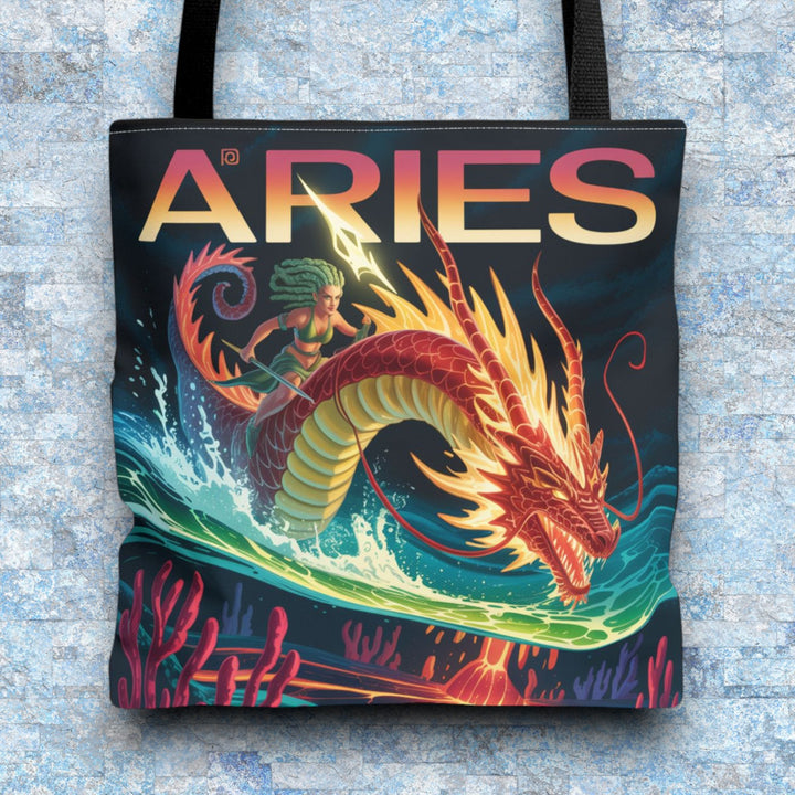 Aries Tote Bag - Perfect for Astrology Lovers, Stylish and Practical, Great for Gifts, Everyday Use, Festivals