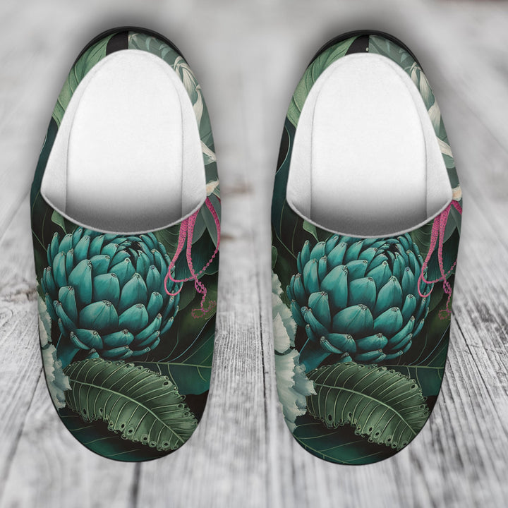 Women's Indoor Slippers - Artichoke