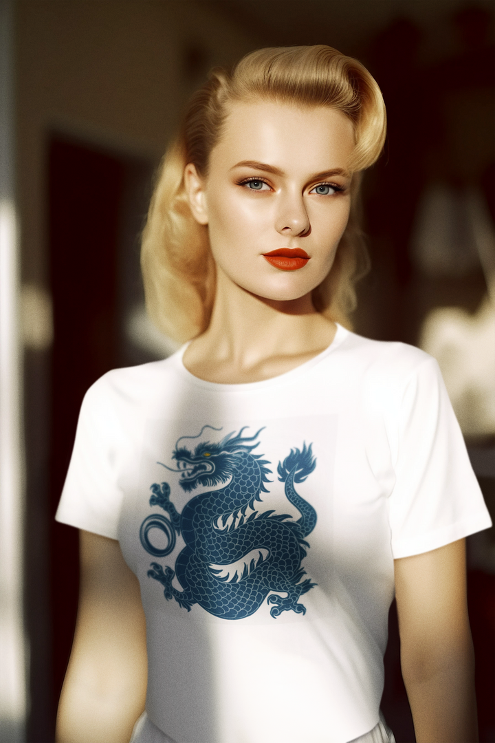 Azure Creature Unisex Softstyle Fantasy T-Shirt