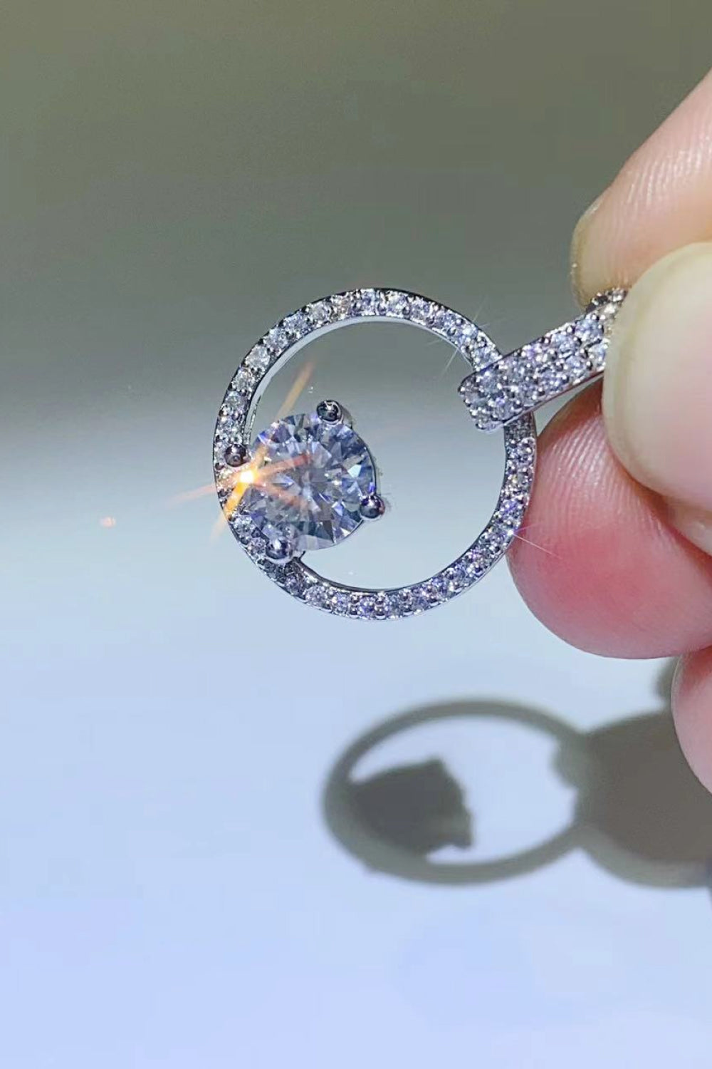 1 Carat Sparkala™ Moissanite Necklace – 925 Sterling Silver