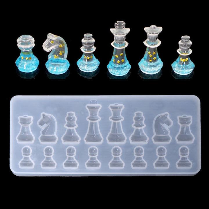 Chess Piece Silicone Chocolate and Baking Mold Set