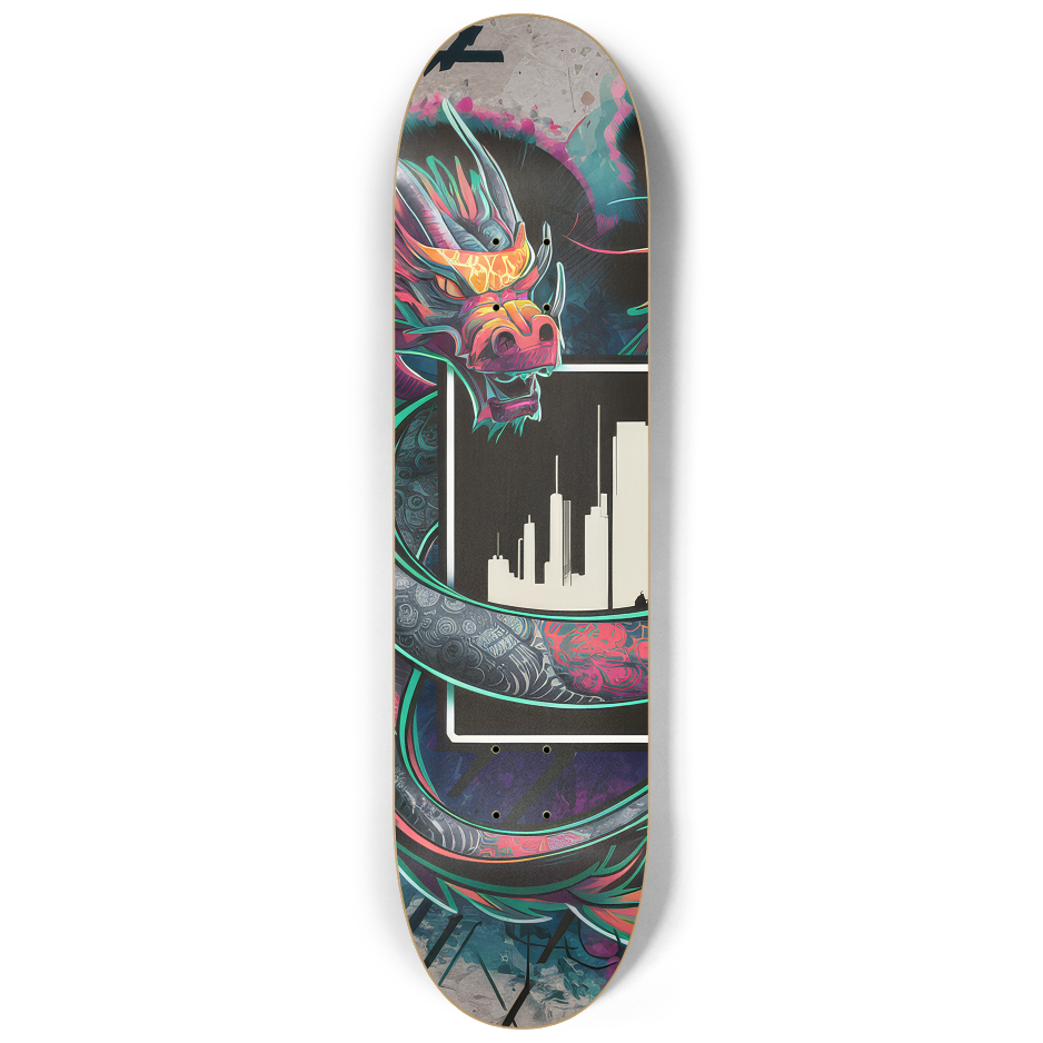 2 Skateboard Series Art - Dragon City