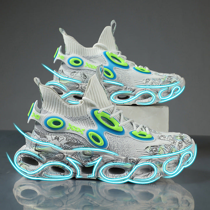 Men's Galaxy Blade Sneakers | Breathable Flyknit Running Shoes