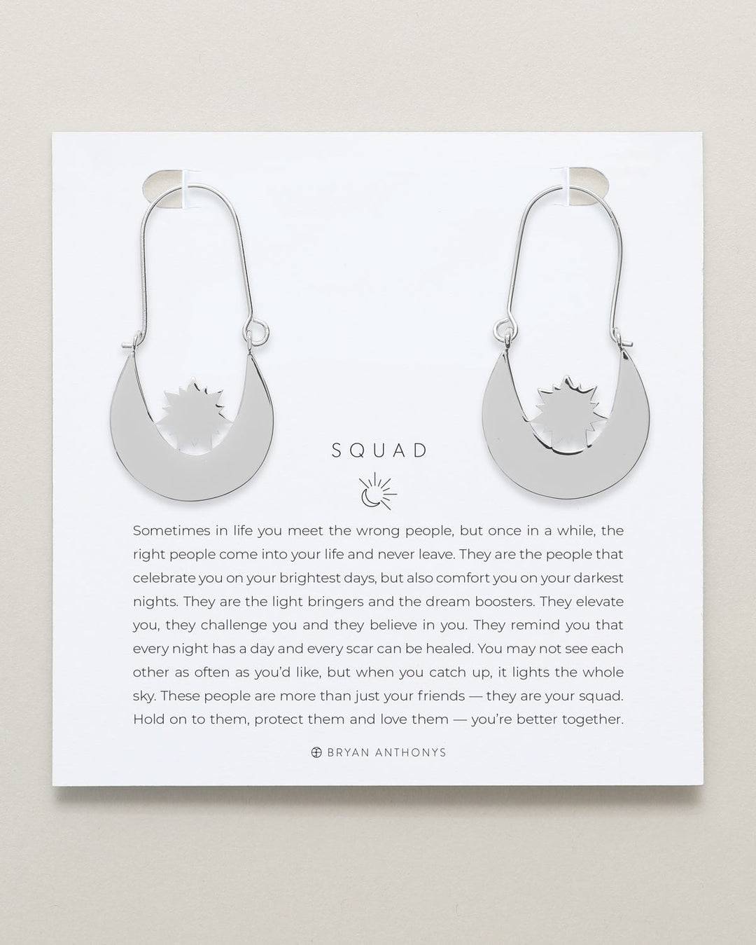 Squad Hoop Earrings – Friendship Jewelry