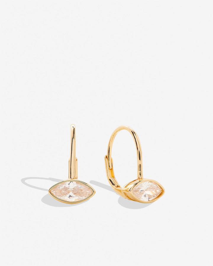 Self Love Marquise Drop Earrings – Inspirational Jewelry