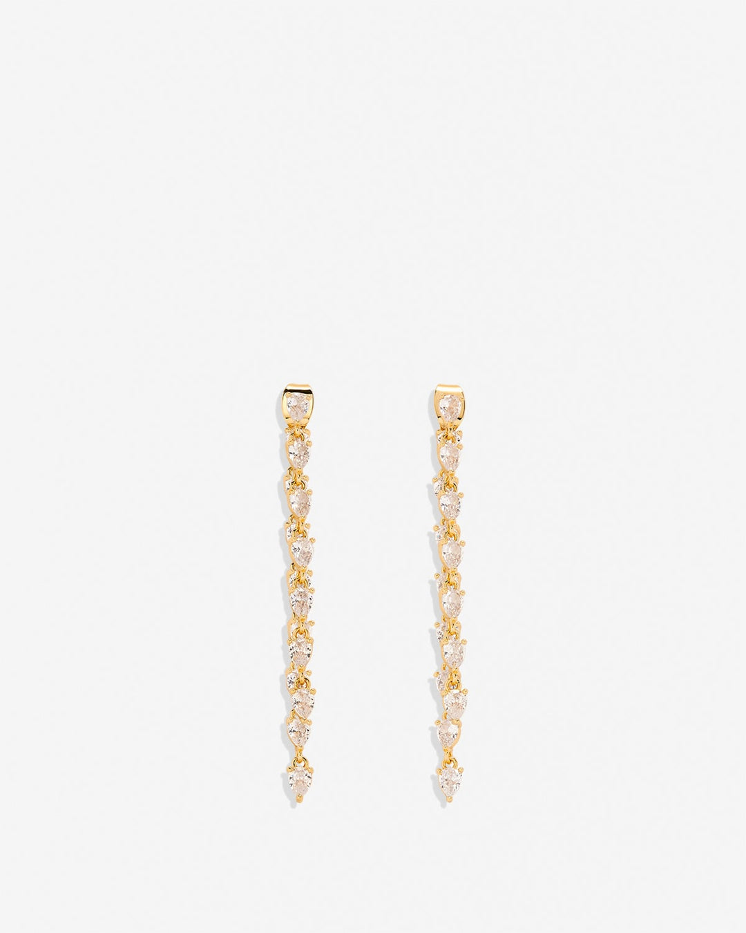 By My Side Pear Cut Chandelier Earrings – Bridesmaid Gift
